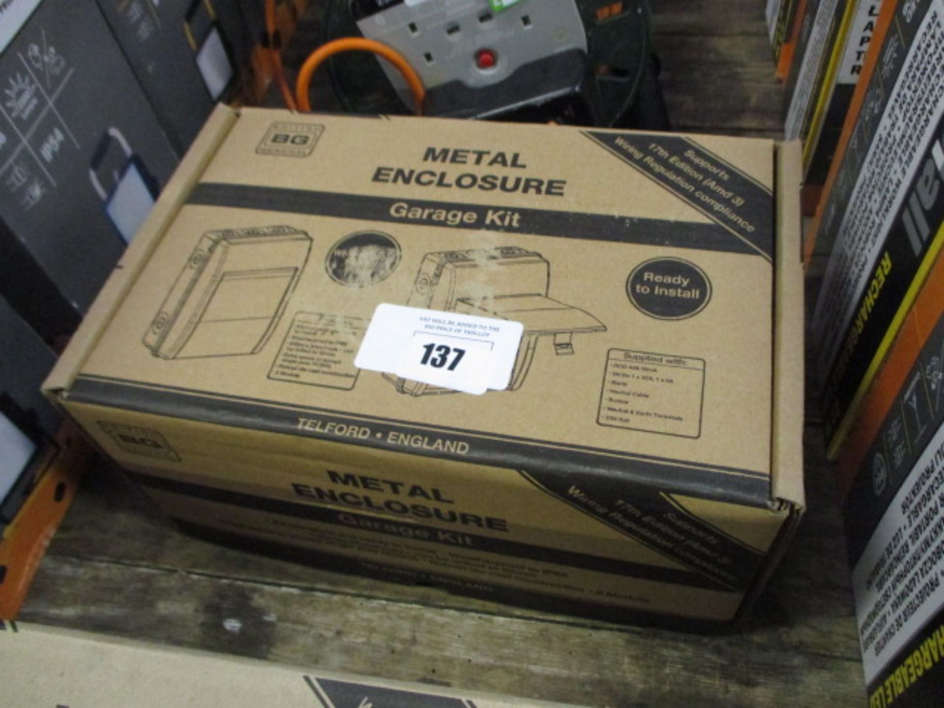 British General Metal Enclosure garage kit