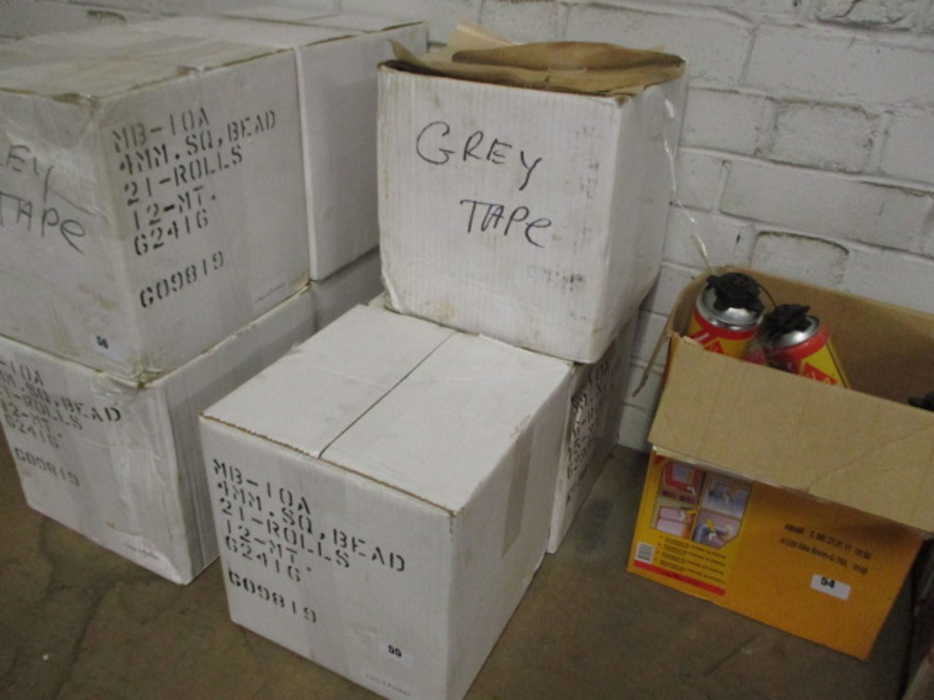 3 boxes of GSSI 4mm grey beaded mastic rolls