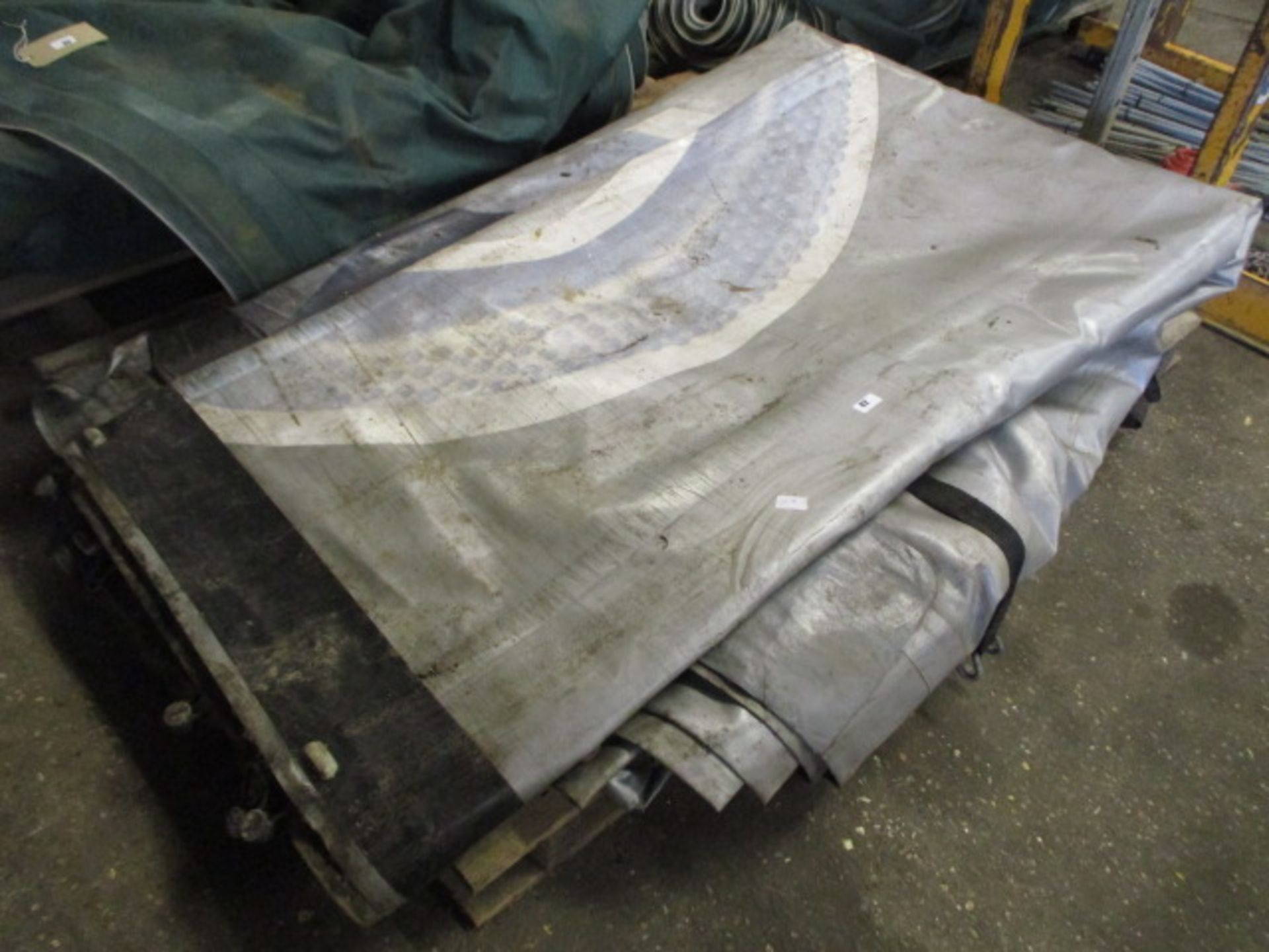 2 large plastic sheets/lorry curtains