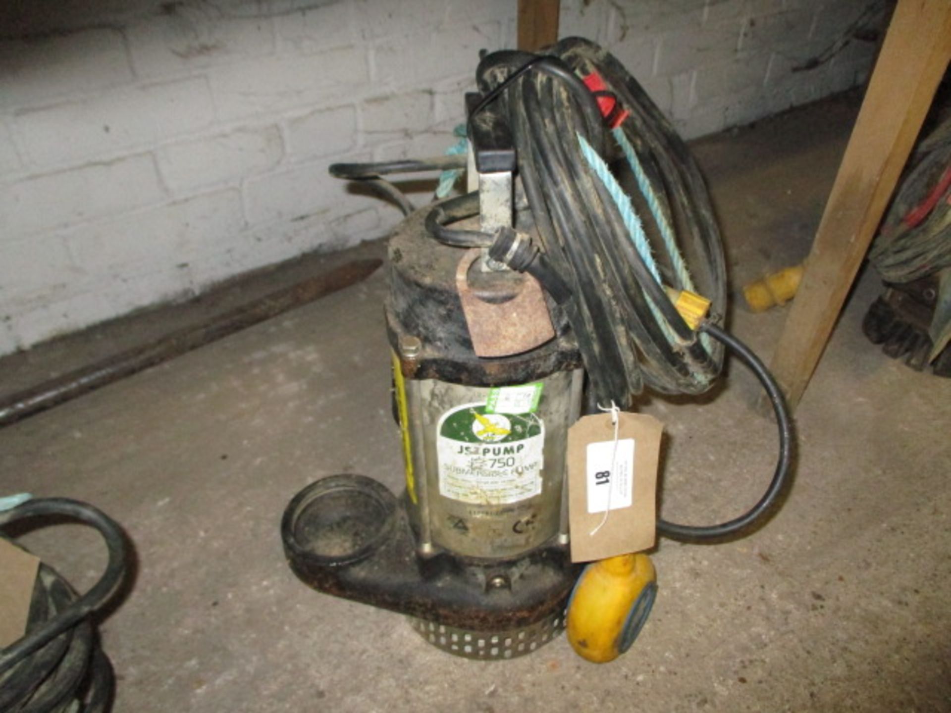 (10) Large sump pump, 110V (319969)