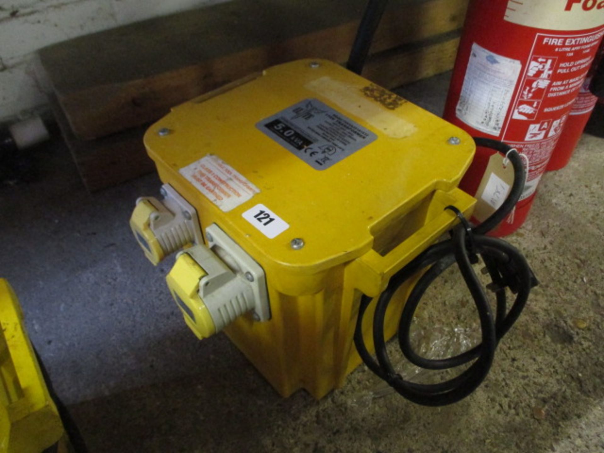 (36) 5KVA 110V transformer with 3 outputs