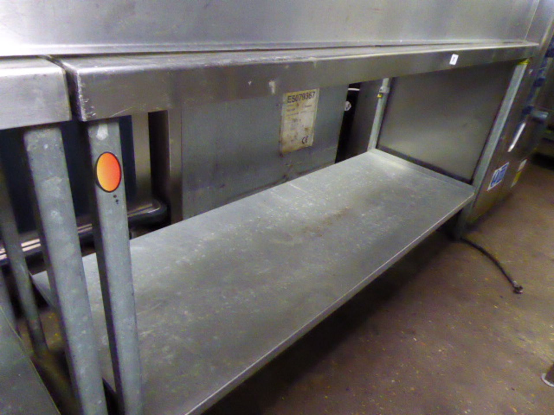 170cm stainless steel preparation table with shelf under - Image 2 of 2