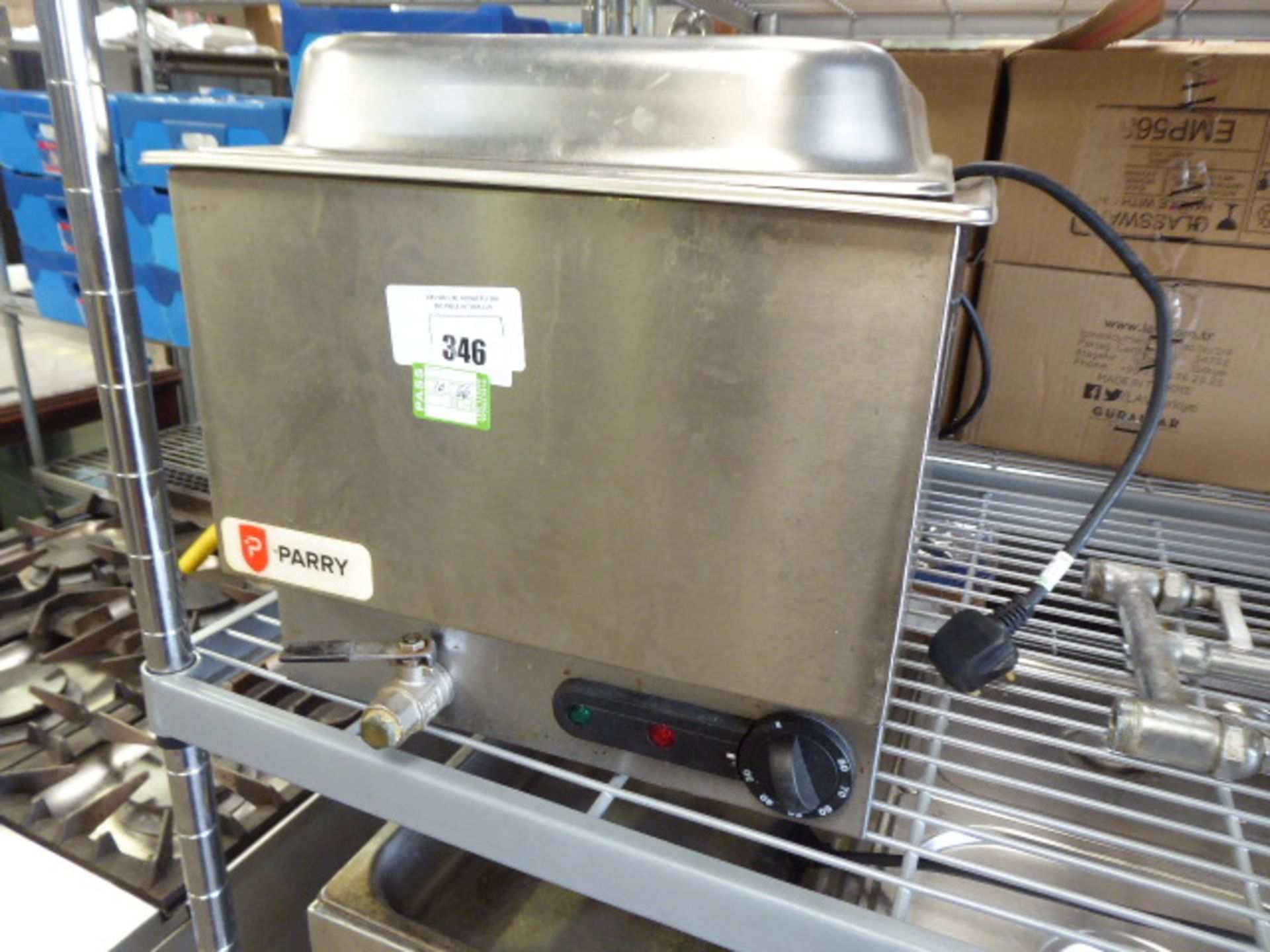 (66) 35cm electric Parry bench top wet well bain marie