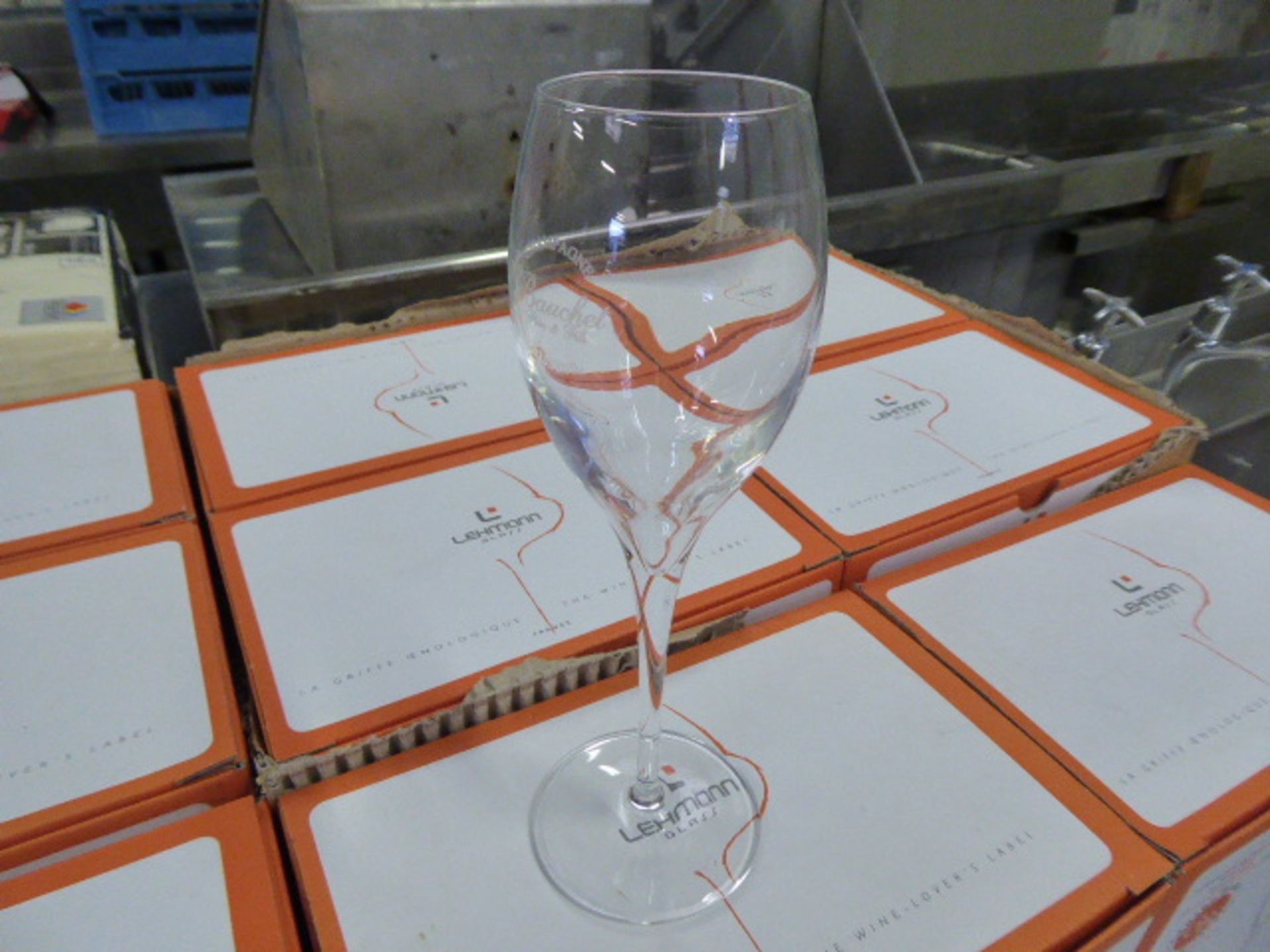 9 Lehmann boxes of wine glasses - Image 3 of 3