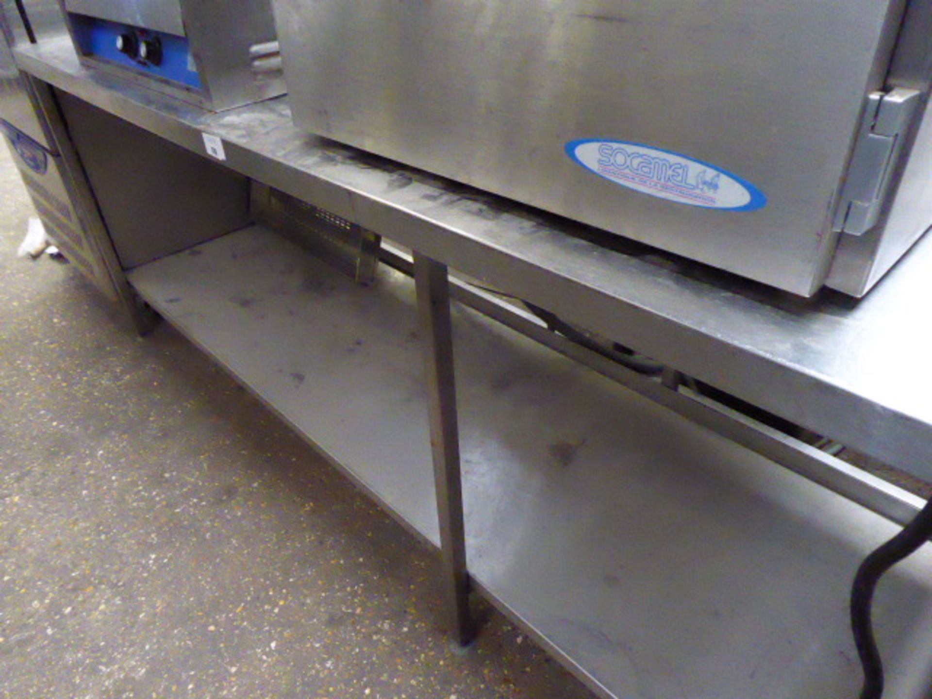 230cm stainless steel prep table