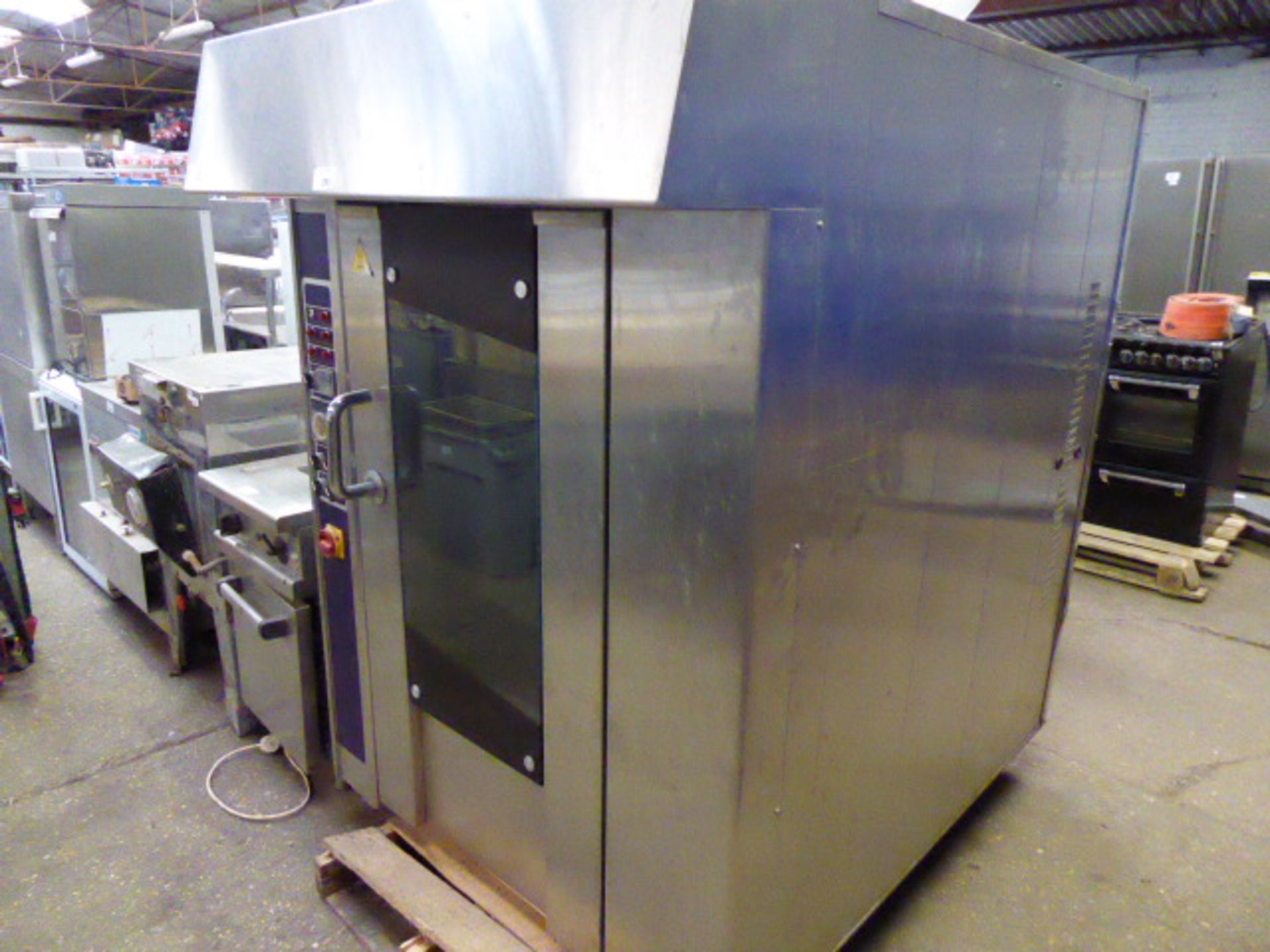 (61) 3 phase Compact Model Rotor Oven CRO-12D bakery oven with 20 shelf trolley measuring 127x175cm, - Image 2 of 3