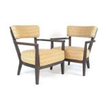 A pair of Italian armchairs by Flexform, Meda,