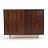 A 1960's Danish rosewood cabinet,