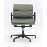 Charles and Ray Eames for Herman Miller, a 'Softpad' executive desk chair,