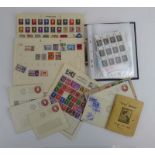 A binder of unused 20th century stamps together with a partial 'GB Miniature Stamp Album',