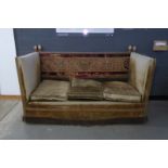 A 19th century drop-end sofa in the manner of Knole,