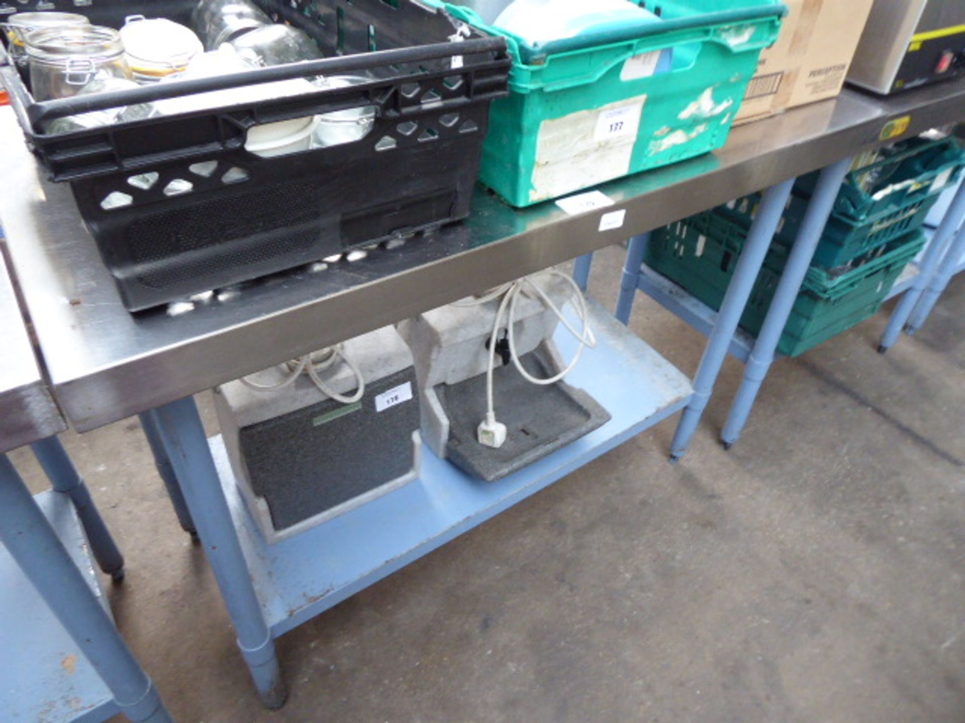 120cm stainless steel preparation table