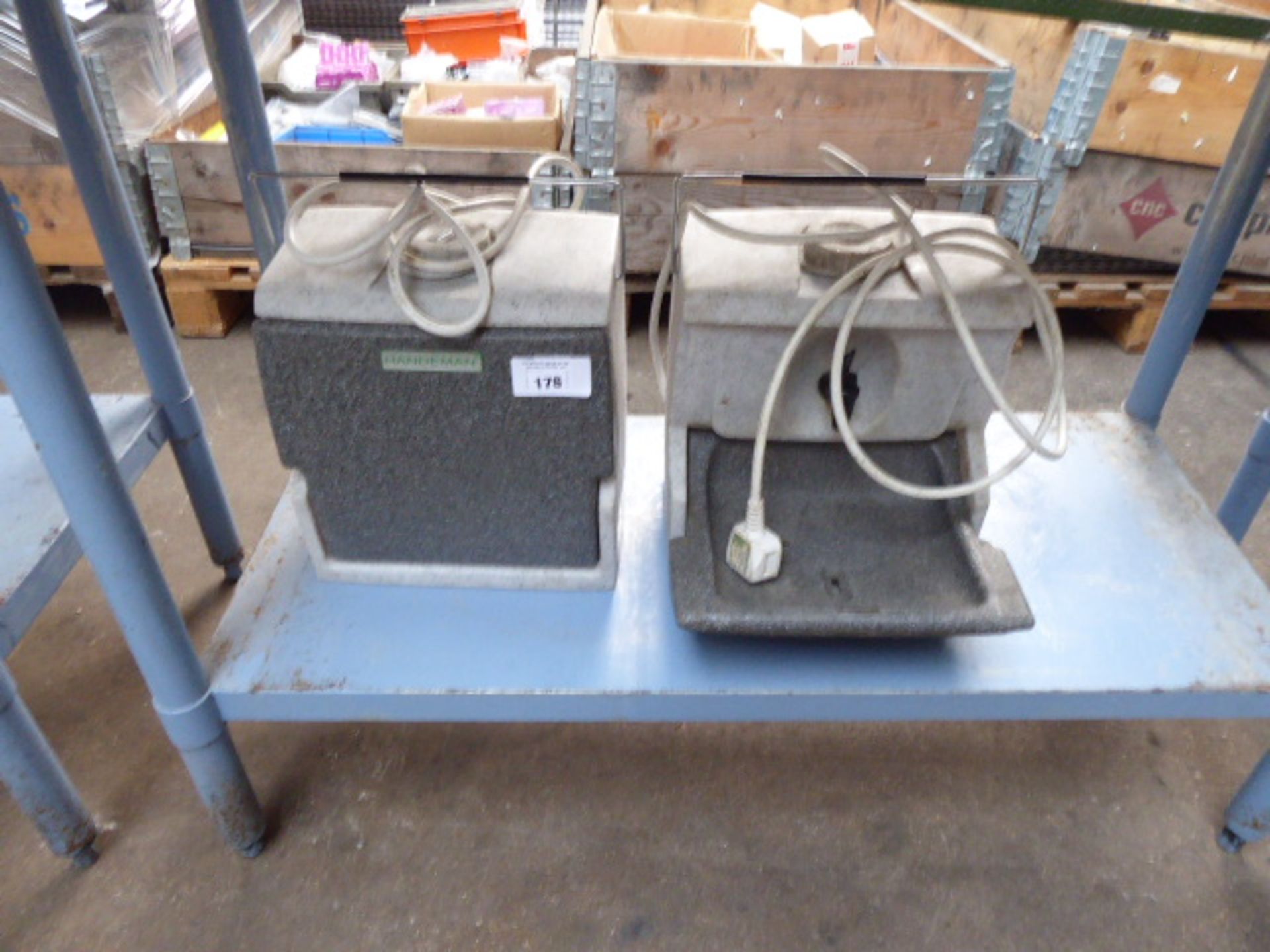 Two Handeman mobile hand wash stations (188)