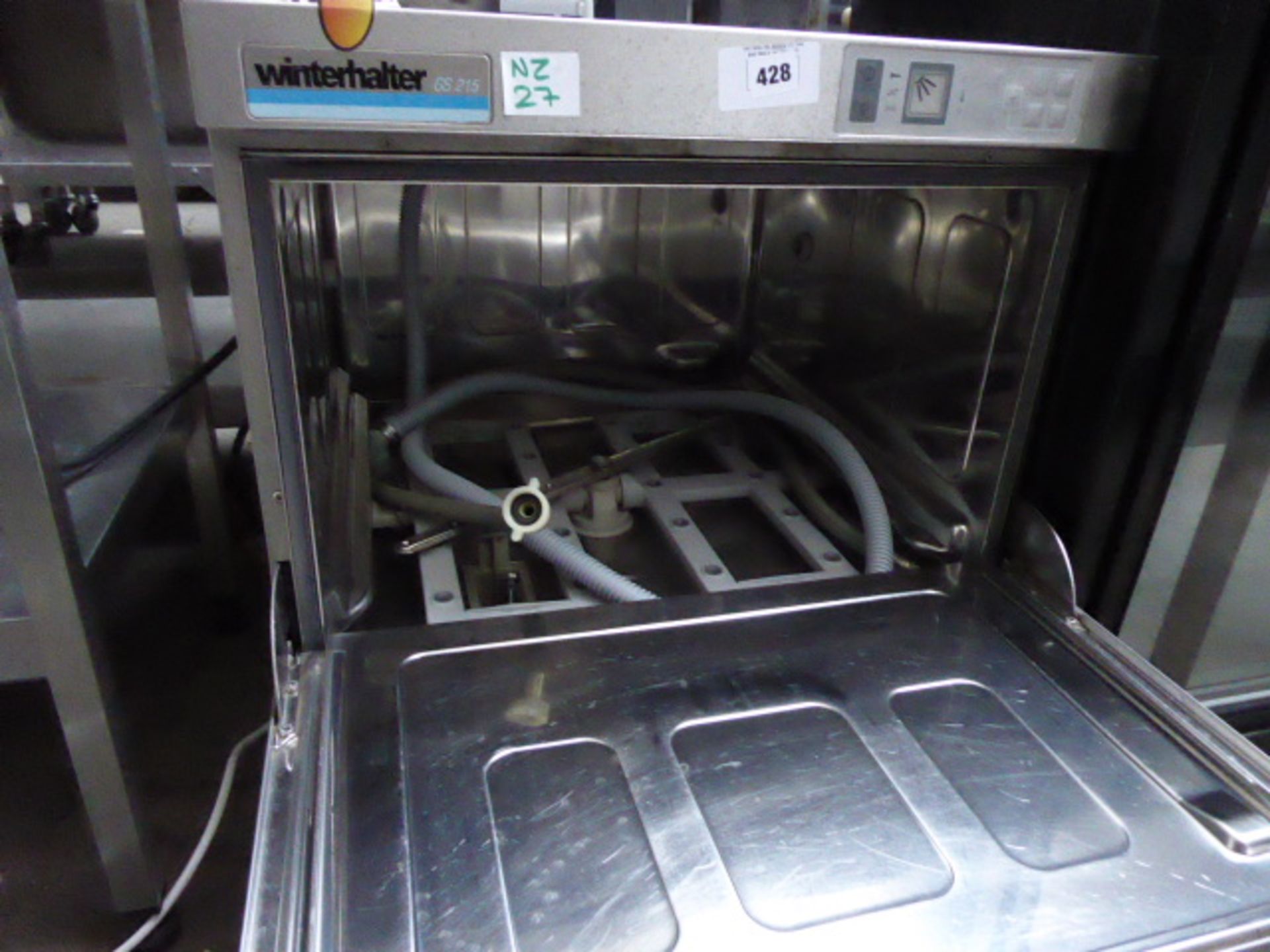 60cm Winterhalter Model GS215 under counter drop front dish washer - Image 2 of 2