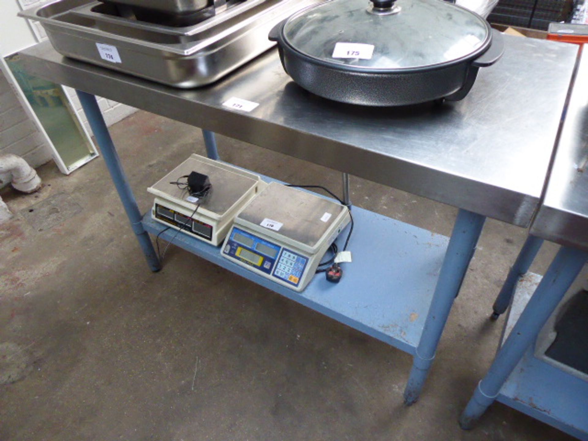 120cm stainless steel preparation table