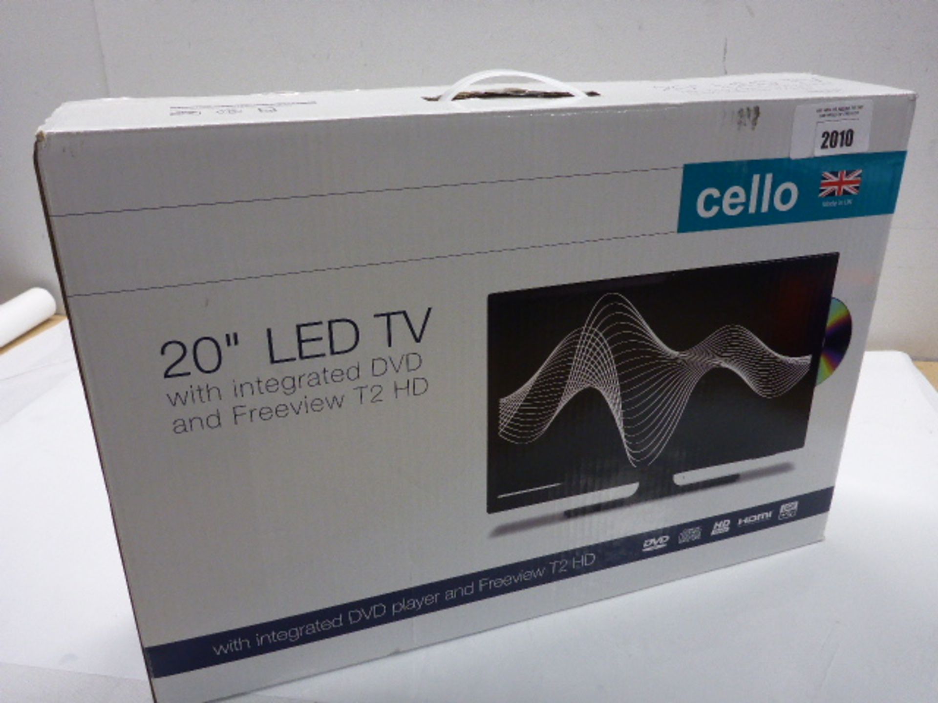 Cello 20'' LED TV with integrated DVD