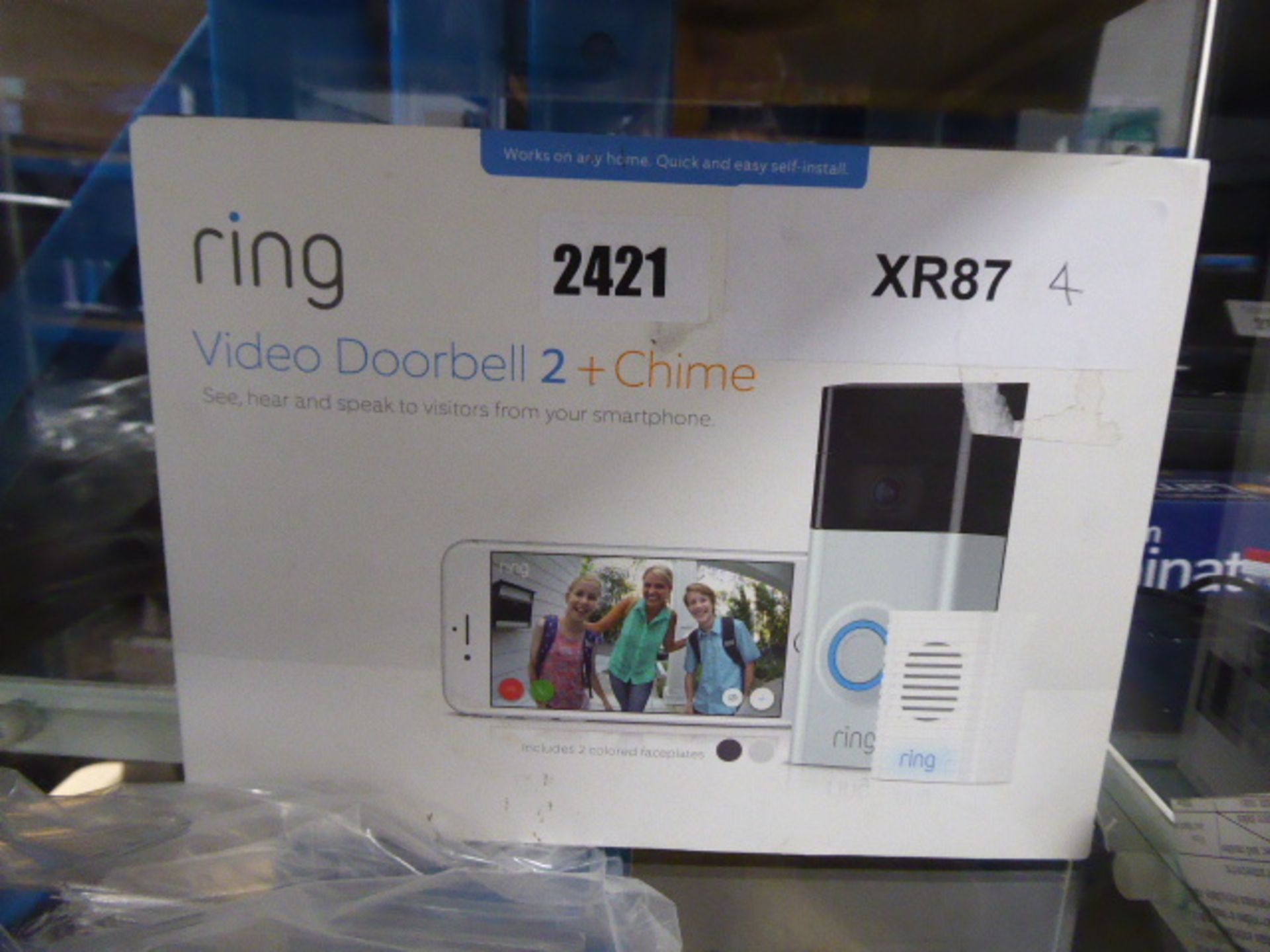 Ring video doorbell 1 with chime (in wrong box)