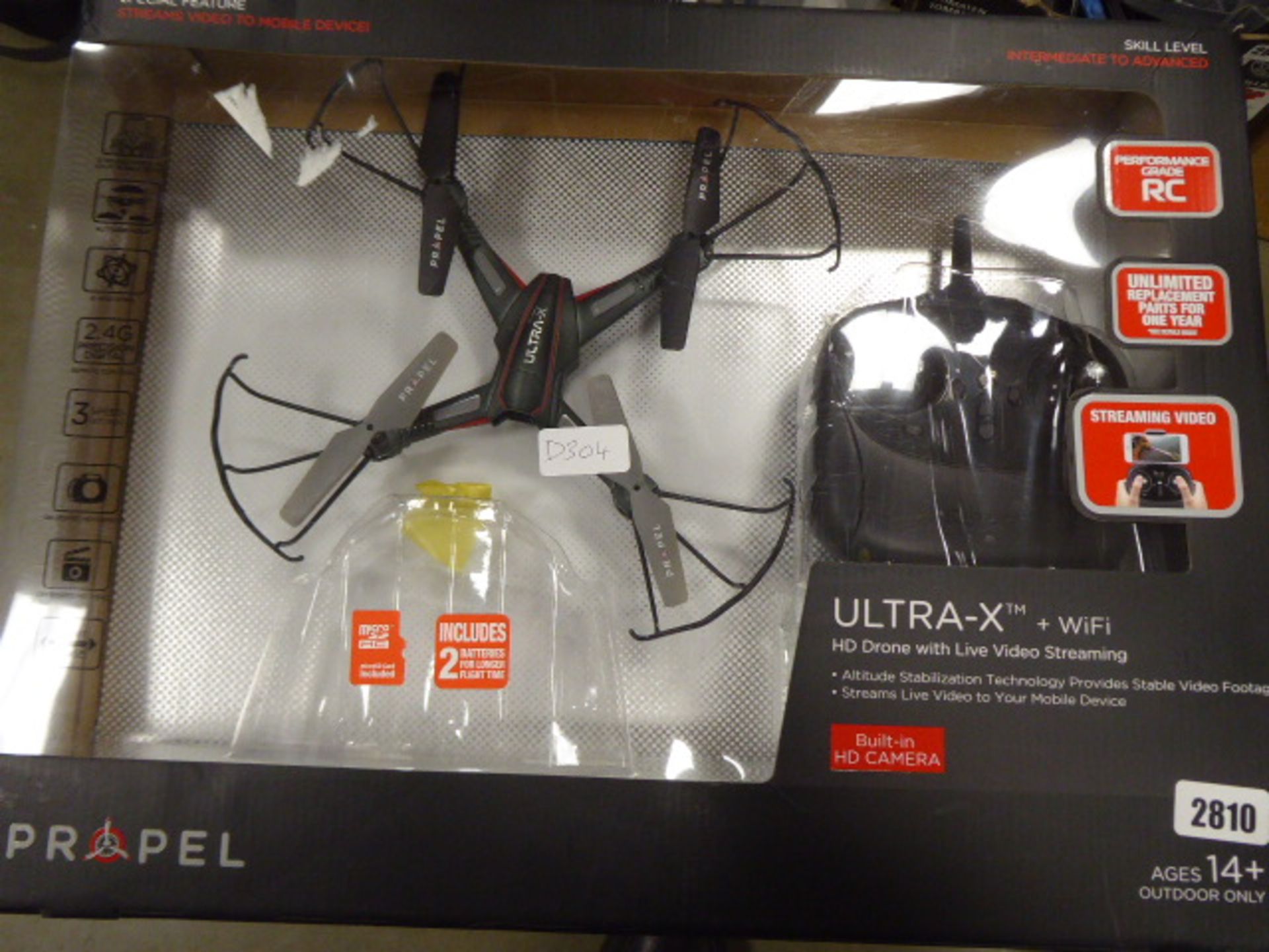 Ultra X HD drone (a/f) in box