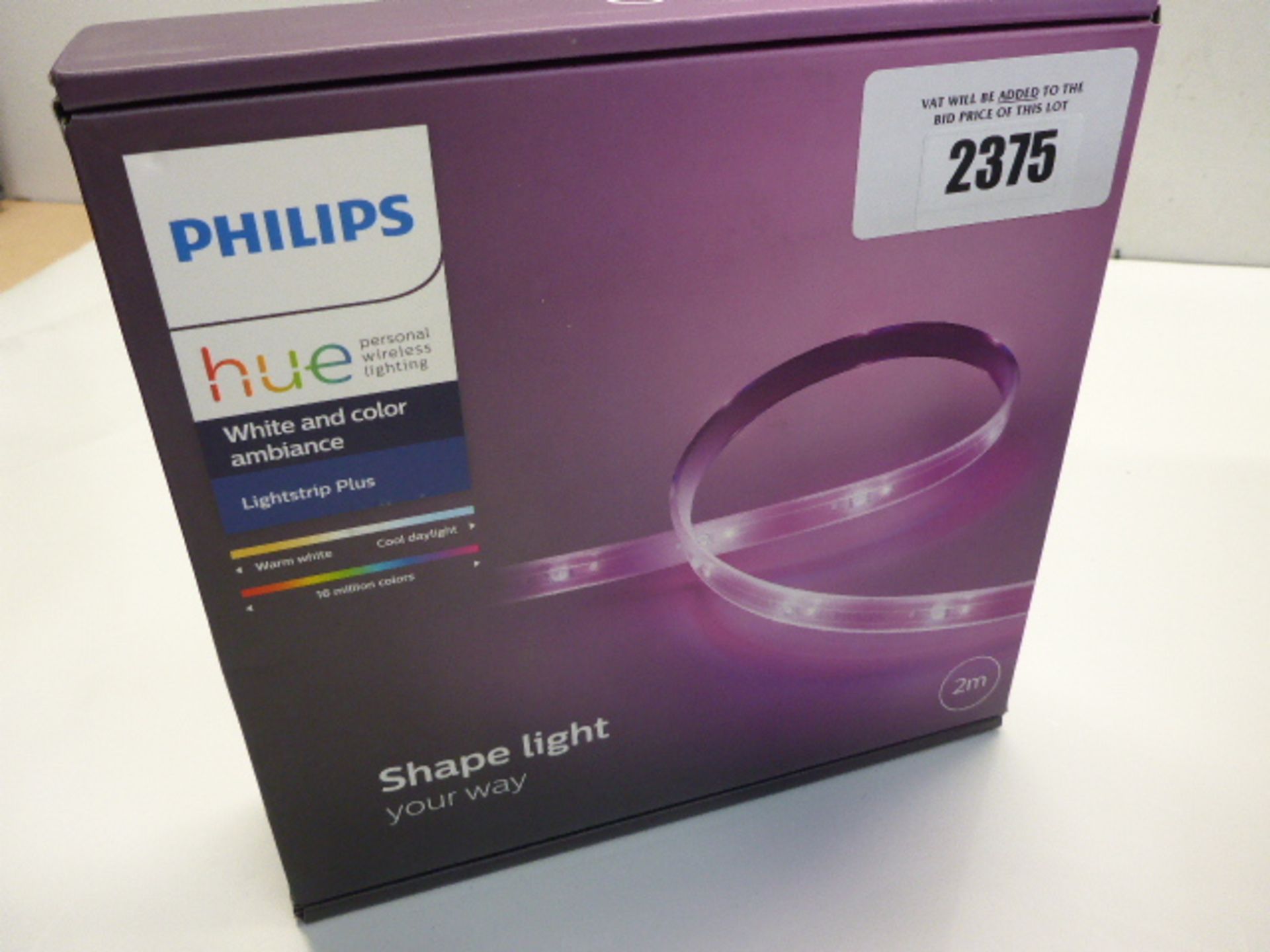 Philips Hue 2m lightstrip, boxed.