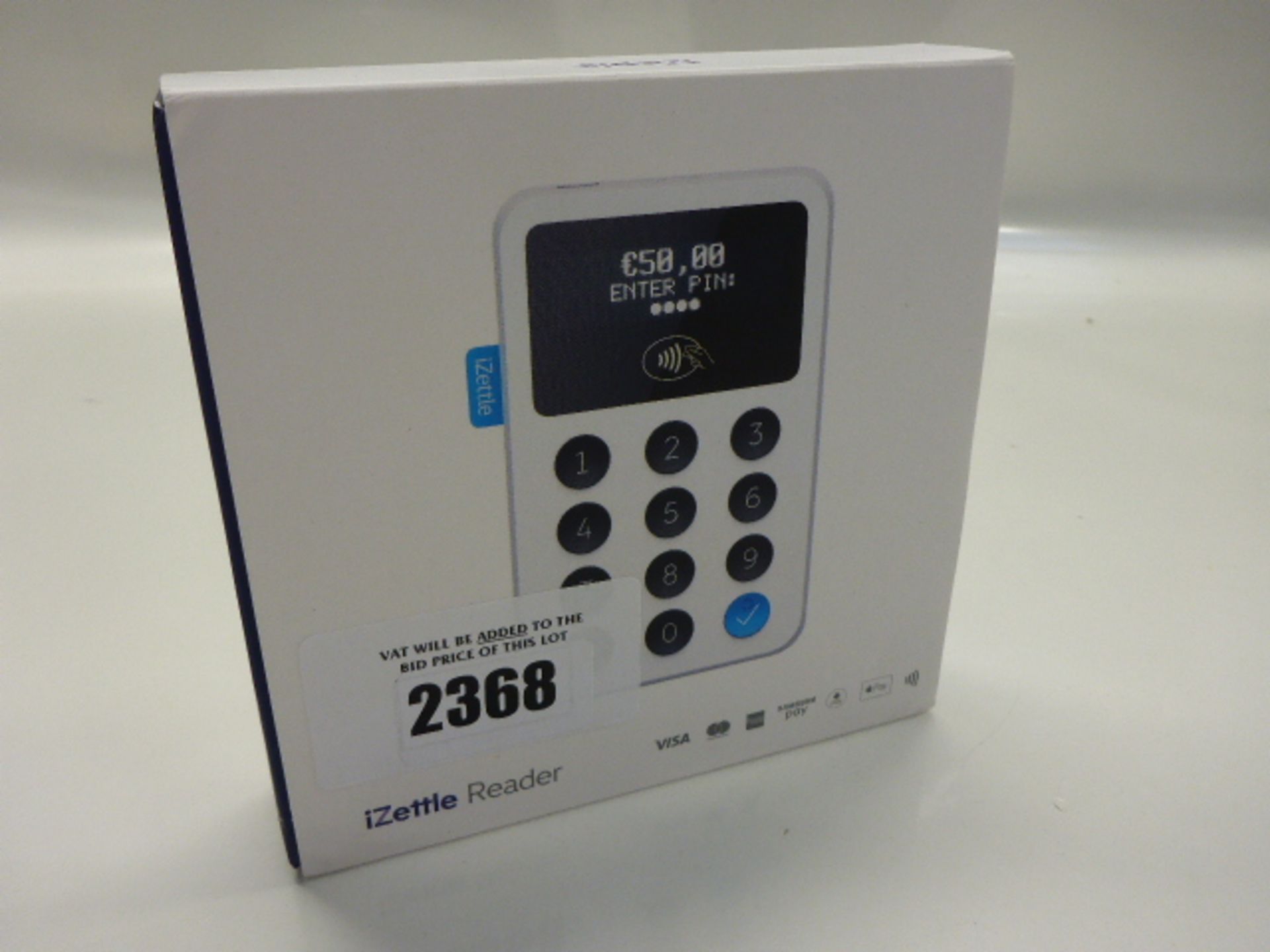 iZettle card reader boxed.