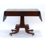 An early 19th century rosewood sofa table,