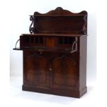 A 19th century mahogany chiffonier,