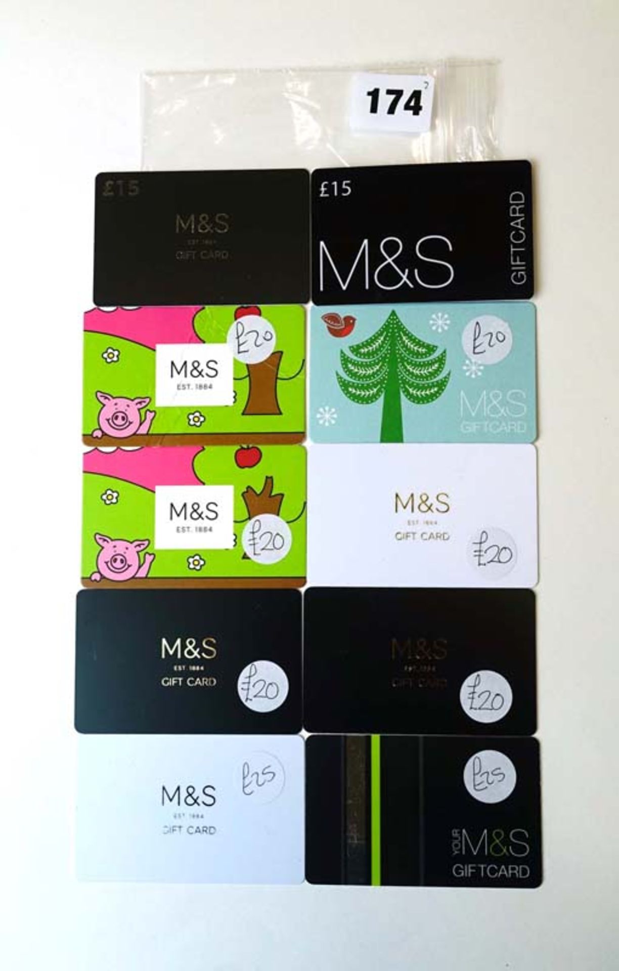 Marks & Spencer (x10) - Total face value £200