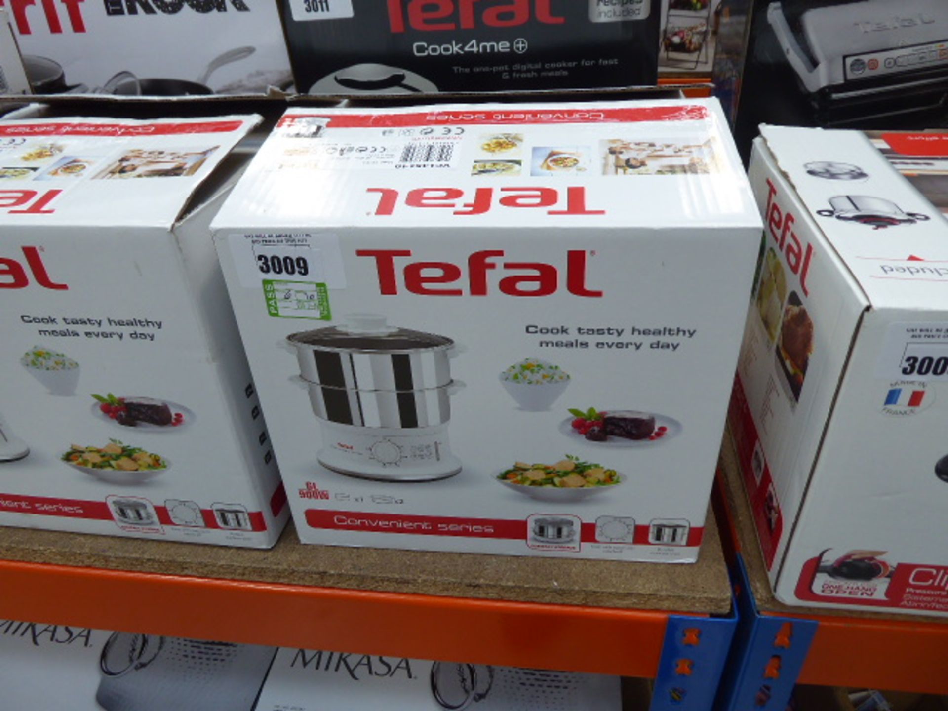 Boxed Tefal Convenient Series 2 tier food steamer