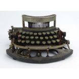 An 'Imperial A' typewriter, c. 1908, manufactured by The Imperial Typewriter Co.