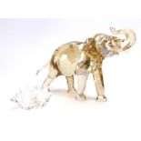 A Swarovski Crystal Society figure modelled as 'Cinta' the elephant, h.