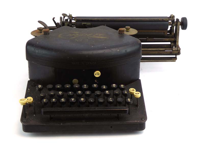 A 1920's 'The Empire 2' thrust-action typewriter manufactured by Williams Manufacturing Company, - Image 2 of 2
