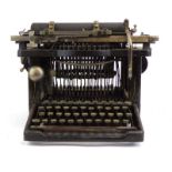 An American Paragon 'Remington Standard' type-bar upstrike typewriter