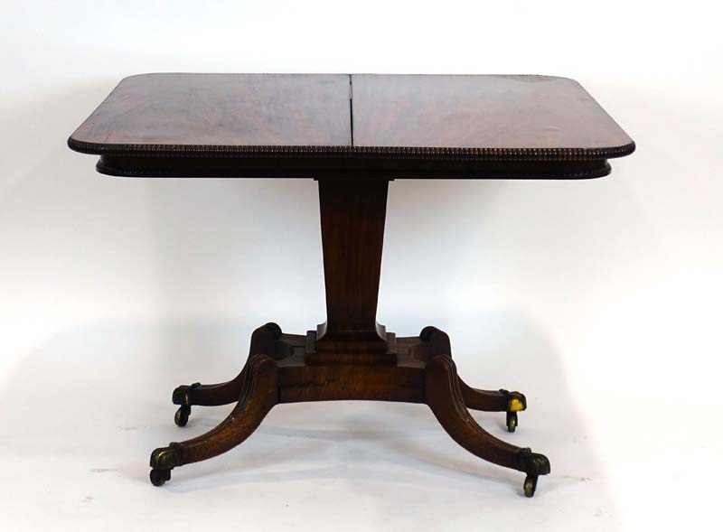 A 19th century mahogany tea table, - Image 3 of 3