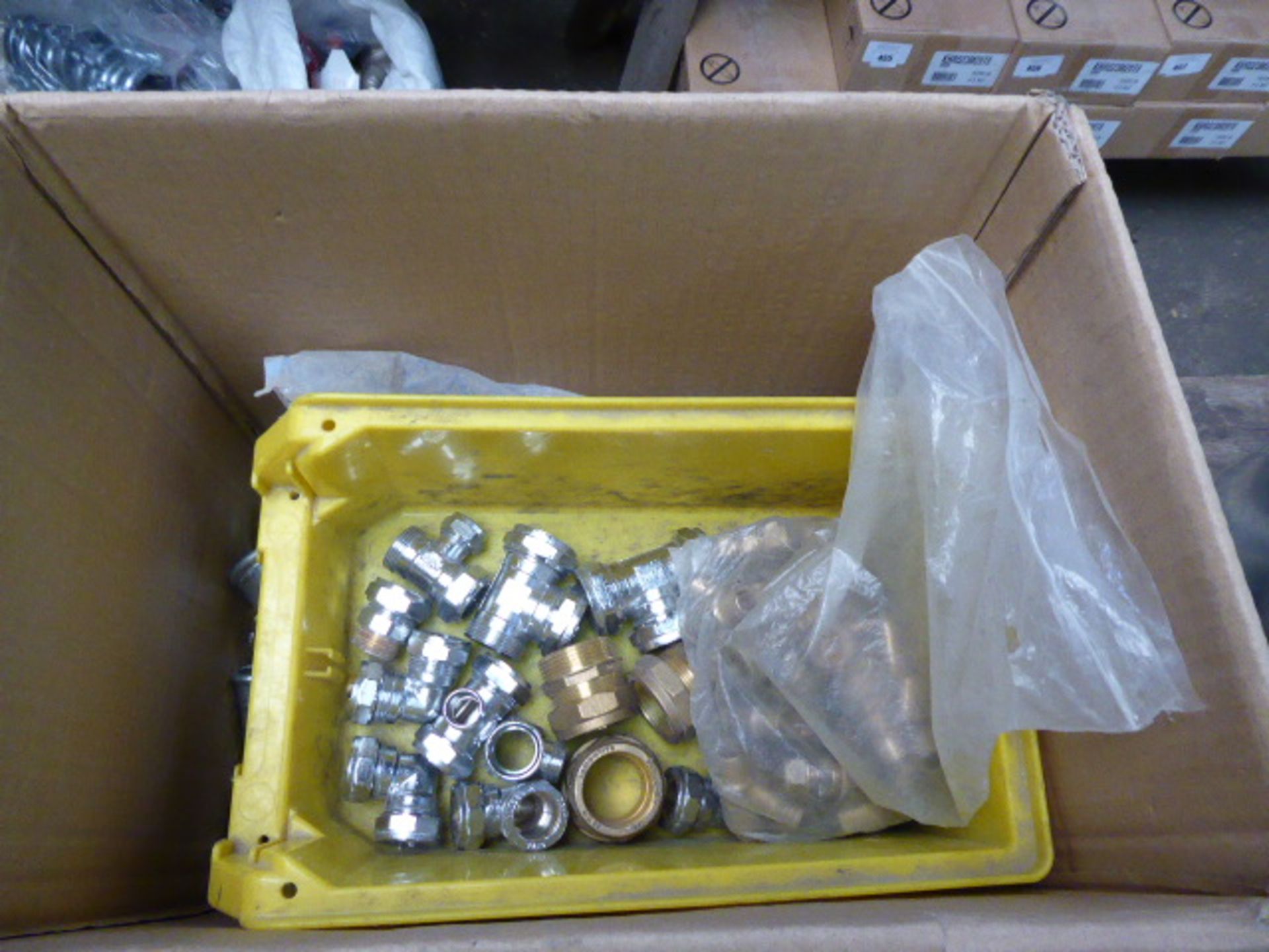 3 boxes of assorted items incl. fixings, connectors, inertial sensors, etc. - Image 2 of 2