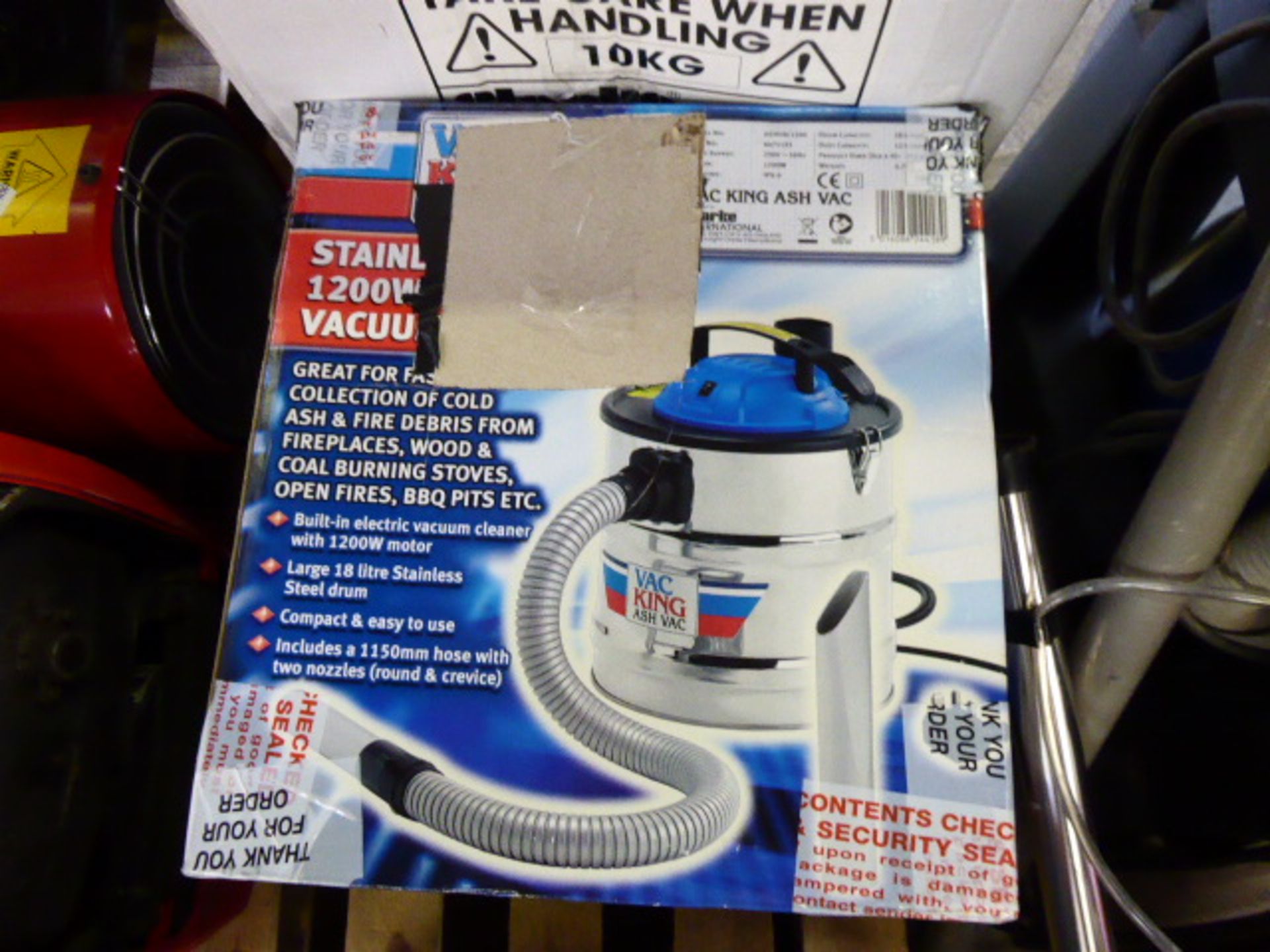 Stainless steel vacuum cleaner unit (5713)