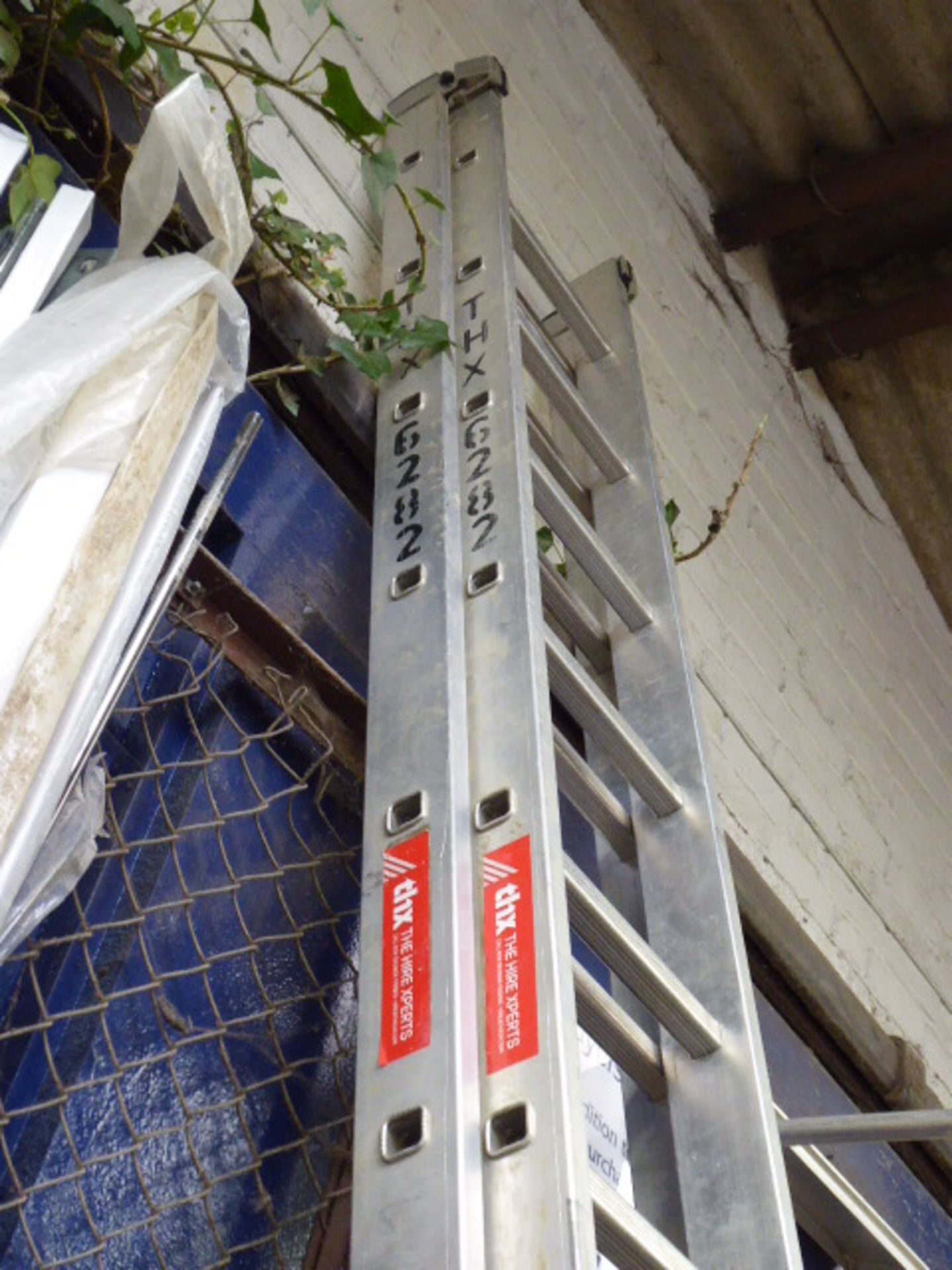 Large Youngman's double aluminium ladder - Image 2 of 2