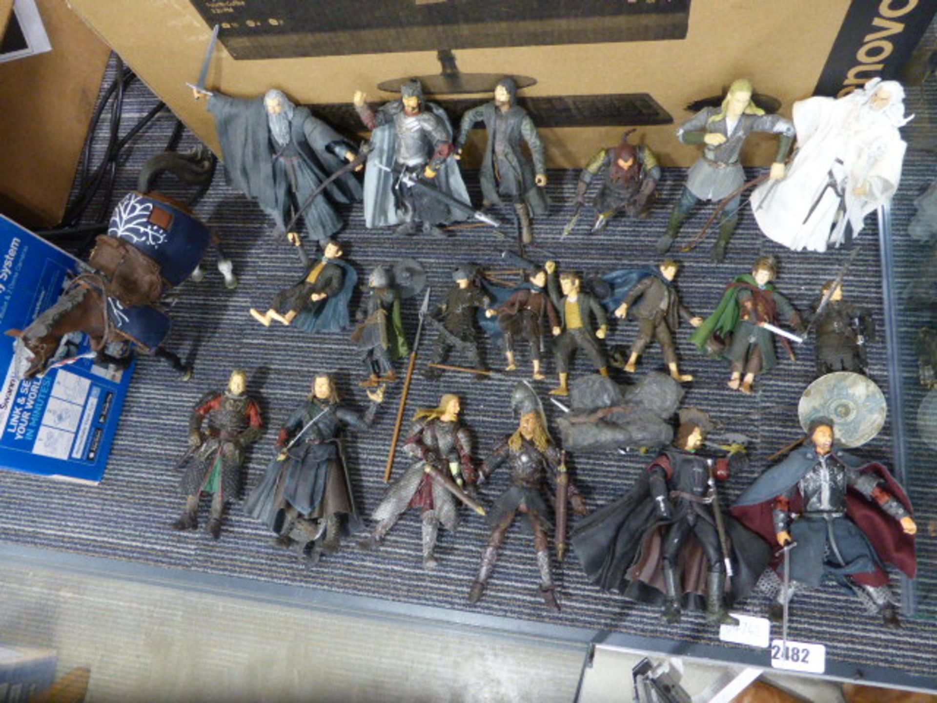Large collection of Lord of The Rings figures
