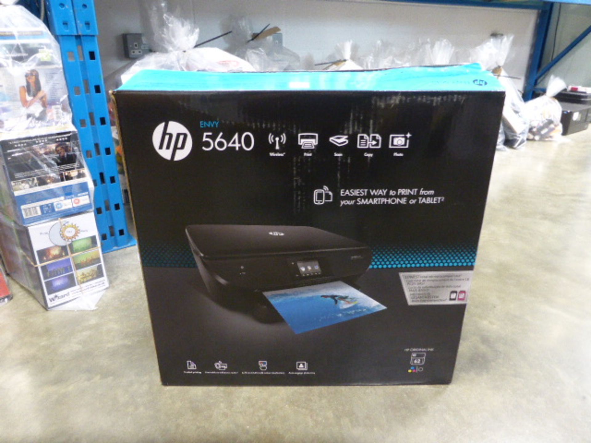 HP Envy 5640 all in one printer in box