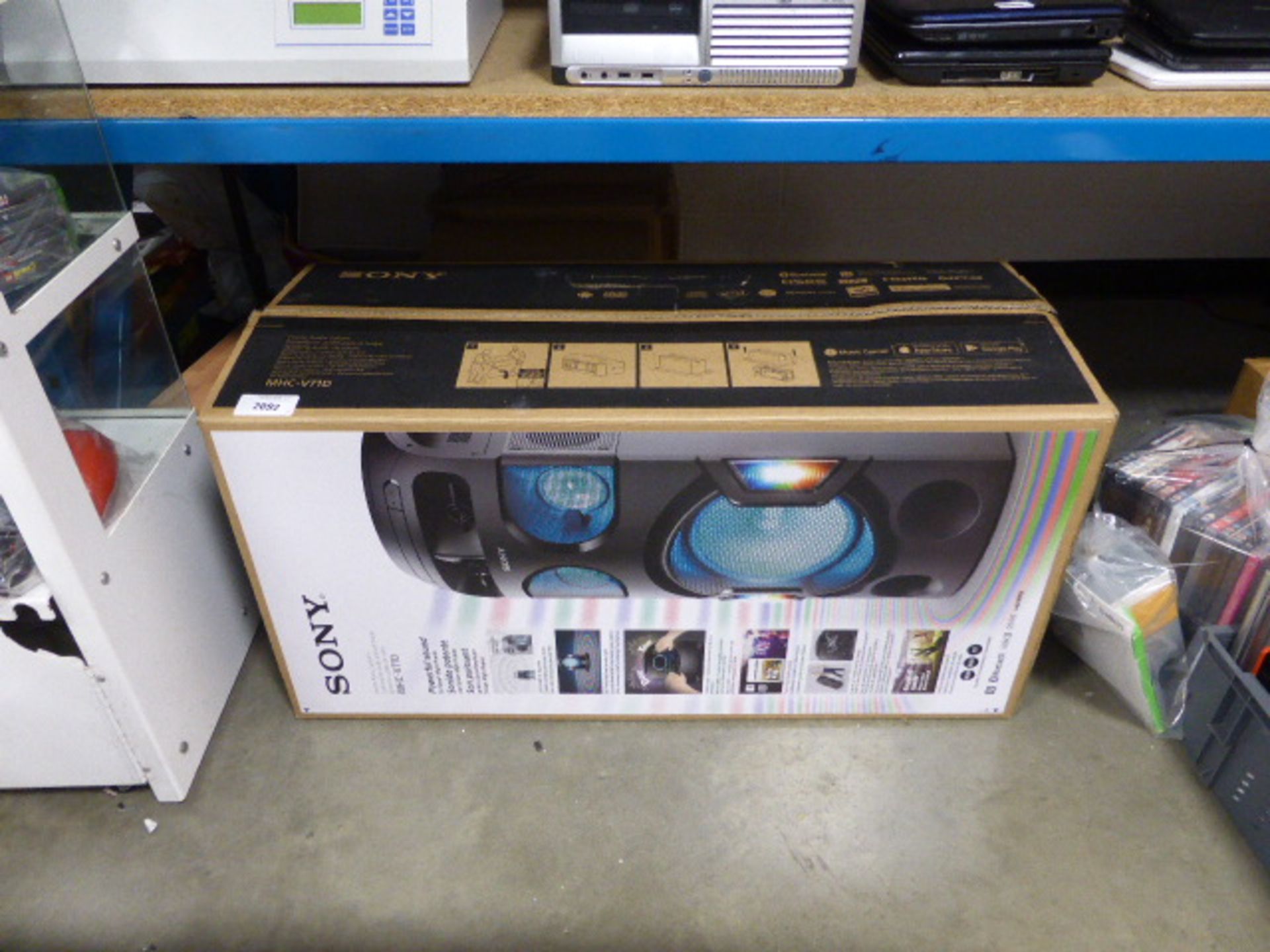 Sony MHC-V71D karaoke system, boxed