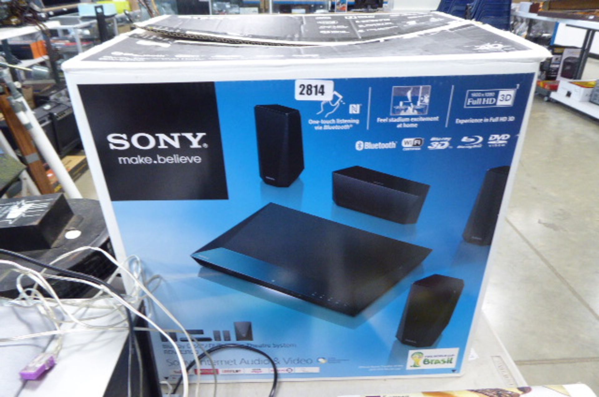Sony Home theatre blue-ray set in box