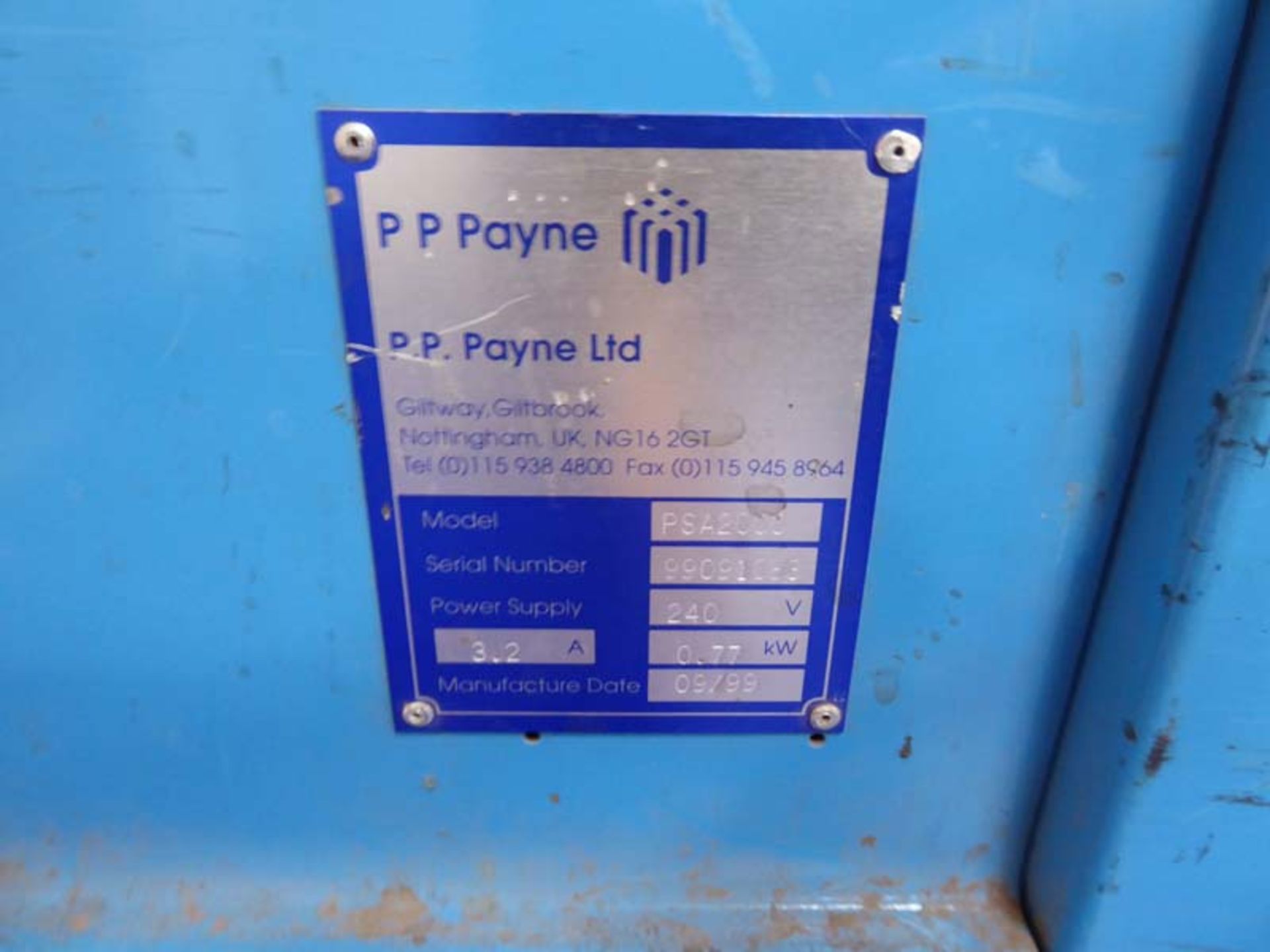 PP Payne PSA2000 box taping machine - Image 3 of 4