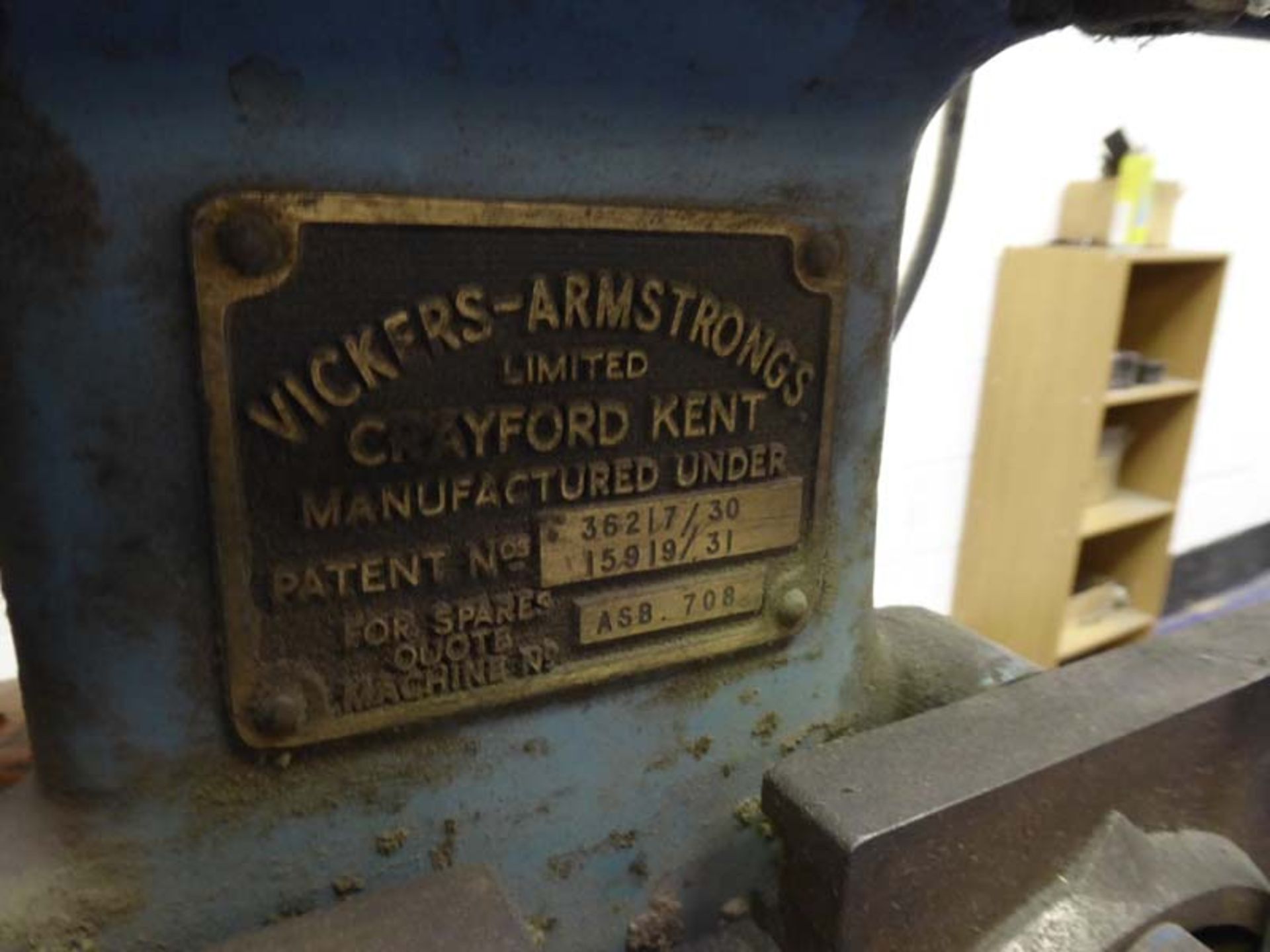 Vickers Armstrong arm stitcher Number: ASB 708 - Image 4 of 7