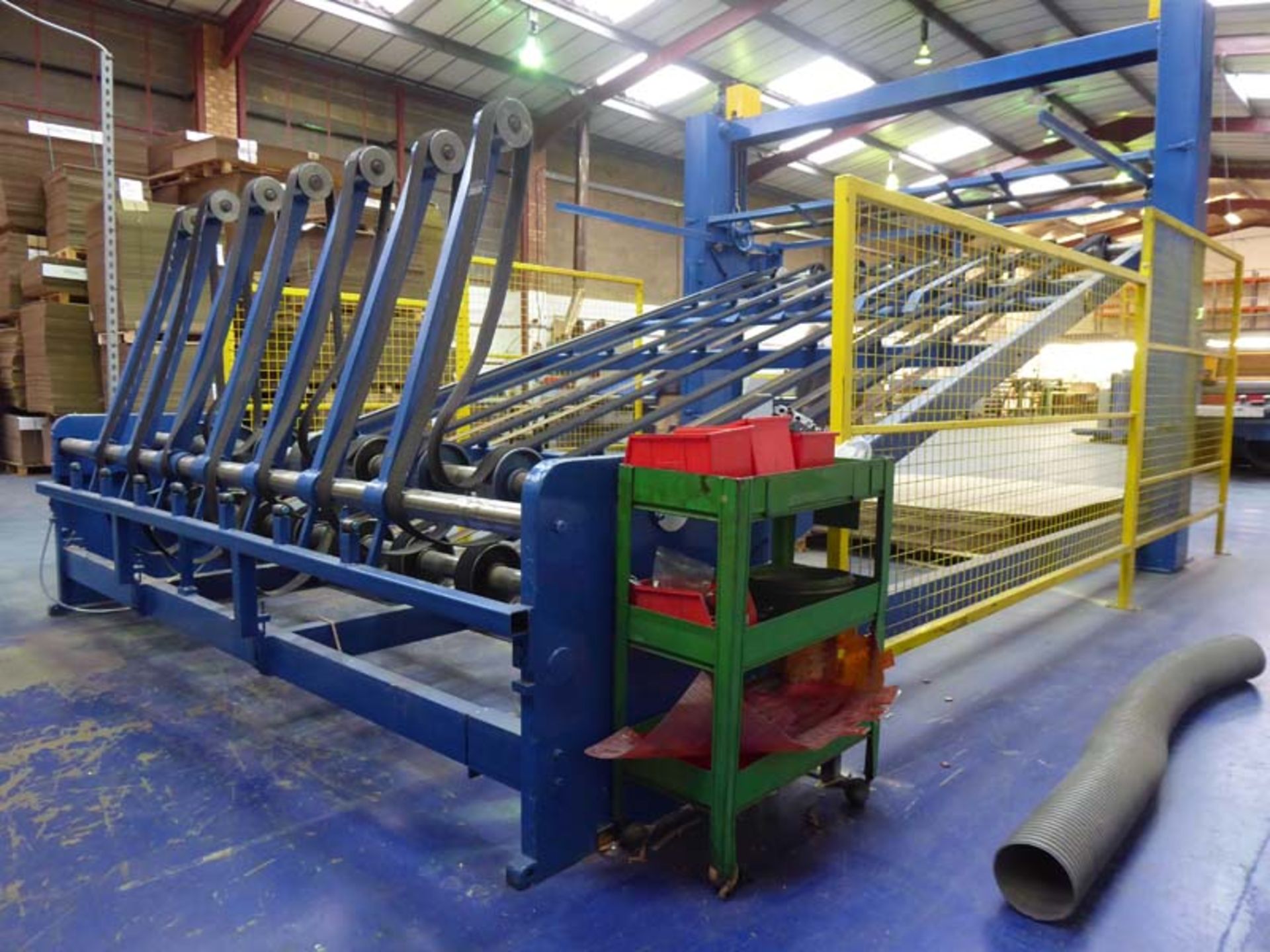 Kirby's cardboard conveyor/stacker, 3 metre bed capacity - Image 6 of 9