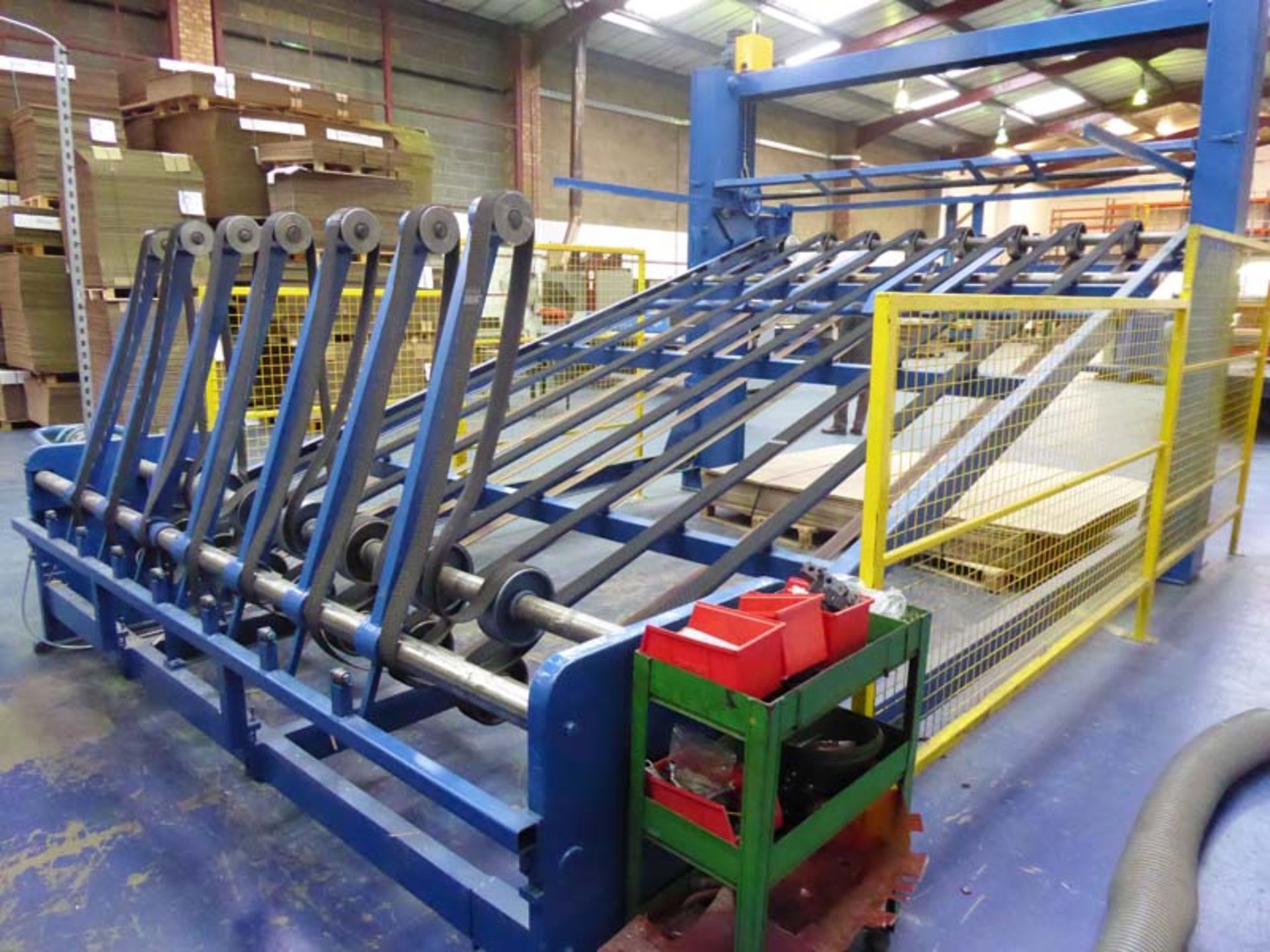 Kirby's cardboard conveyor/stacker, 3 metre bed capacity - Image 5 of 9
