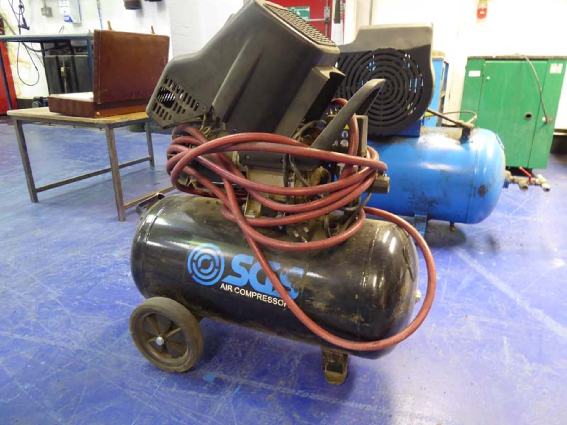 SC5H SGS 50ltr single phase electric mobile air compressor - Image 2 of 2