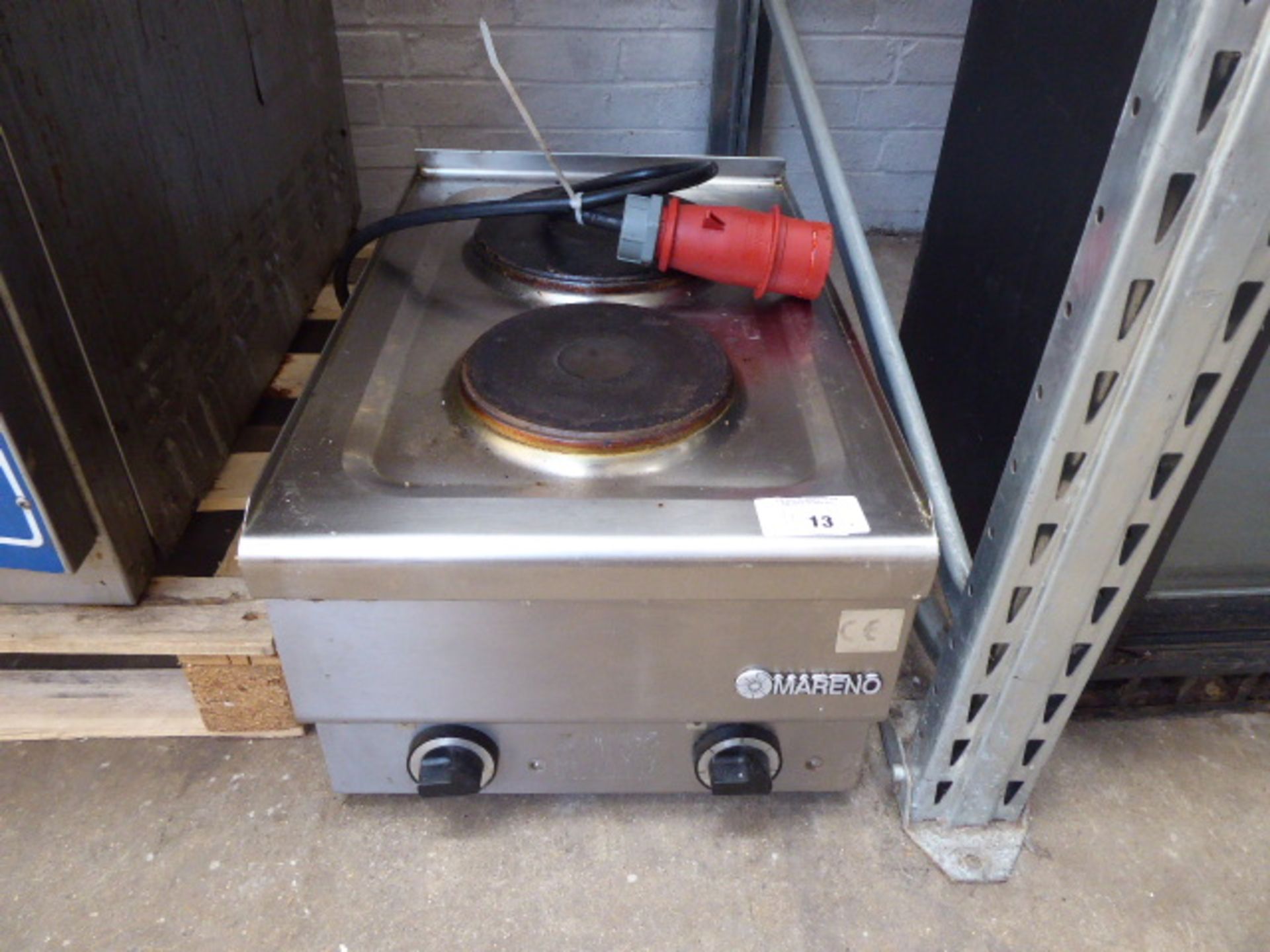 40cm electric Mareno 2 pot stove