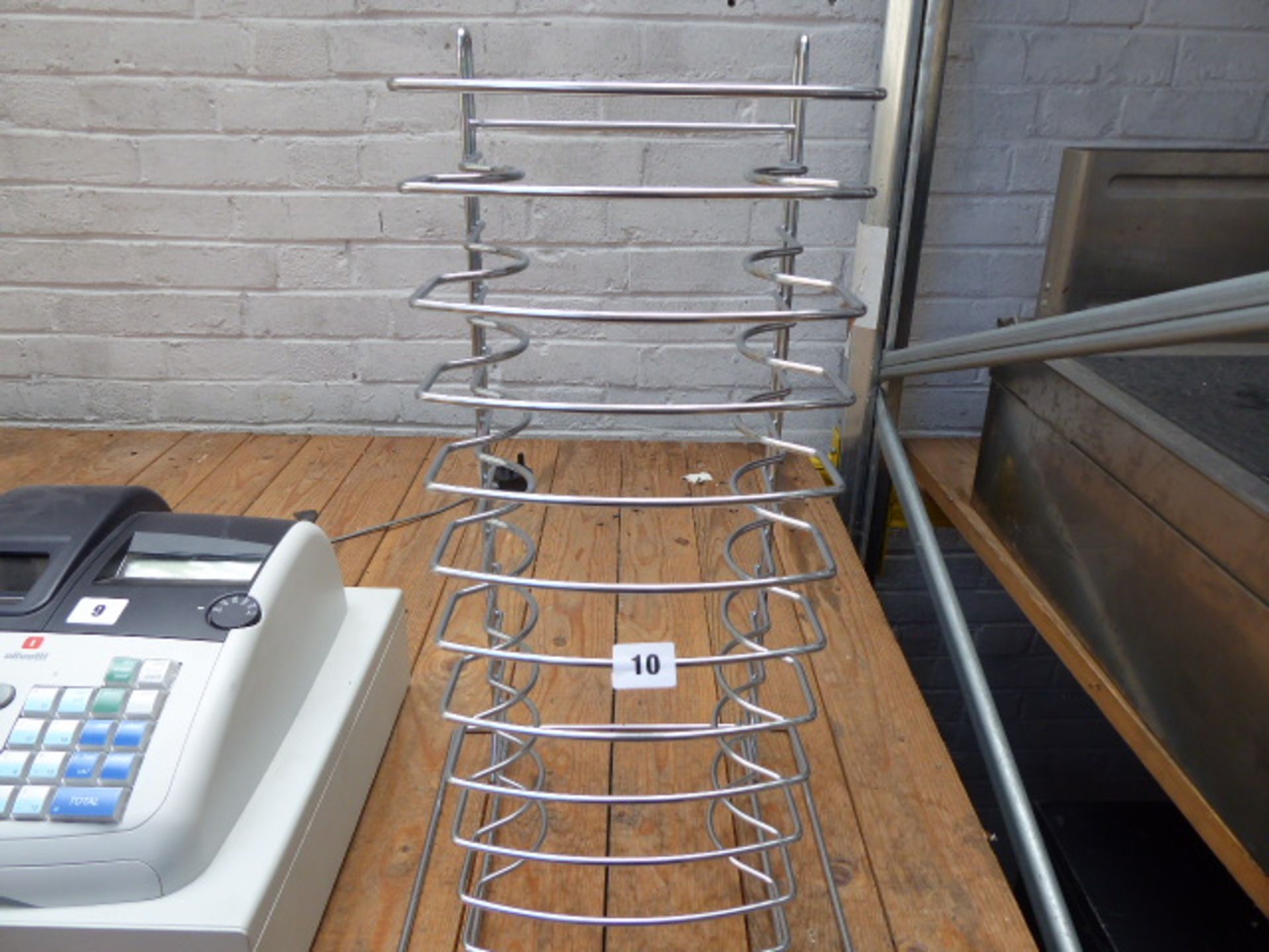 Stainless steel plate rack