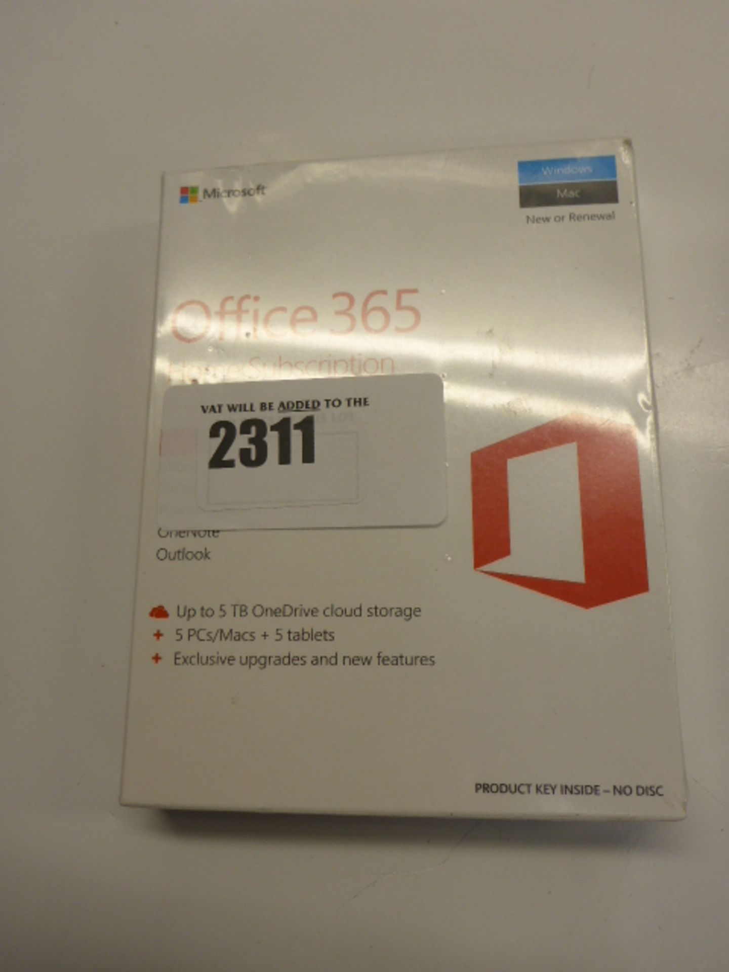 Microsoft Office 365 Home Subscription (sealed)