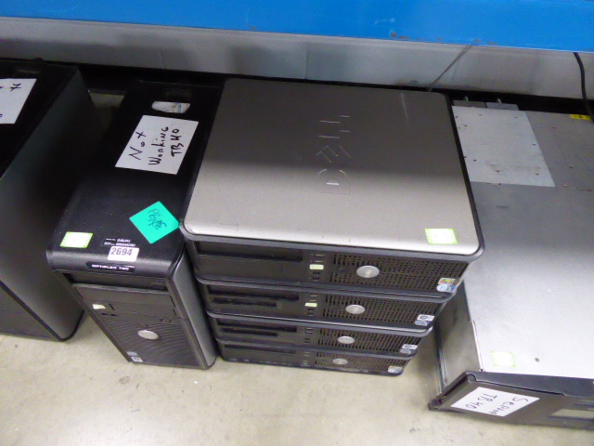 92, 51 Selection of 5 various Dell Optiplex PC's (af)