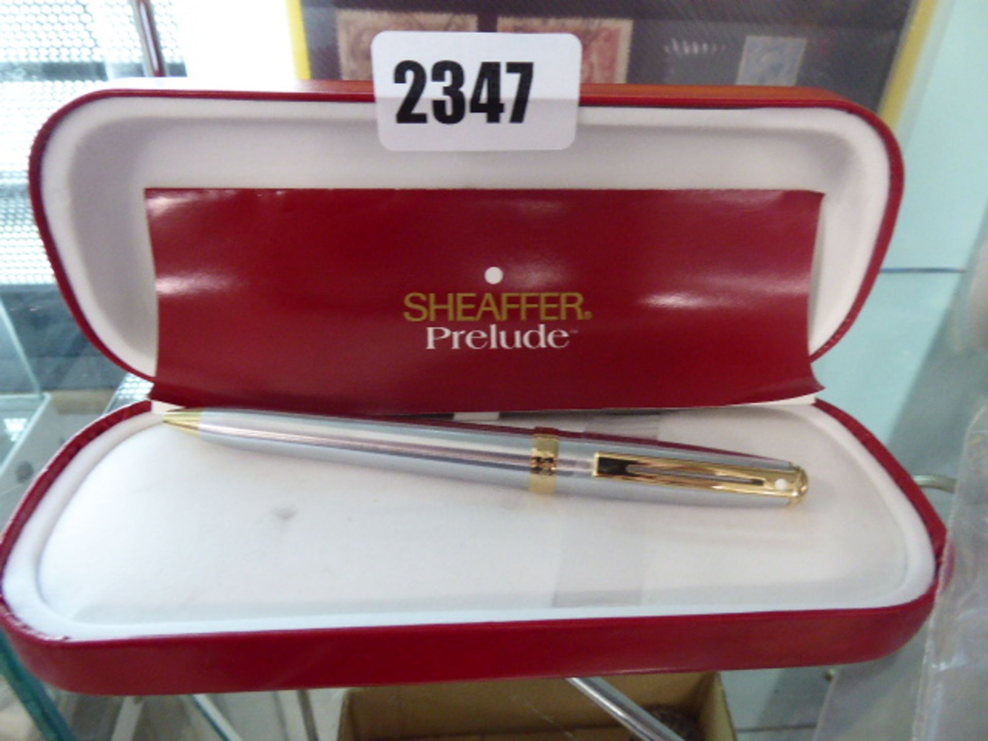 Sheaffer ball point pen with case